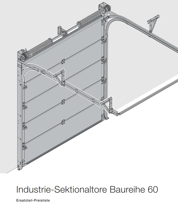 Hörmann Torsionsfederwellen und Zubehör der BR 60